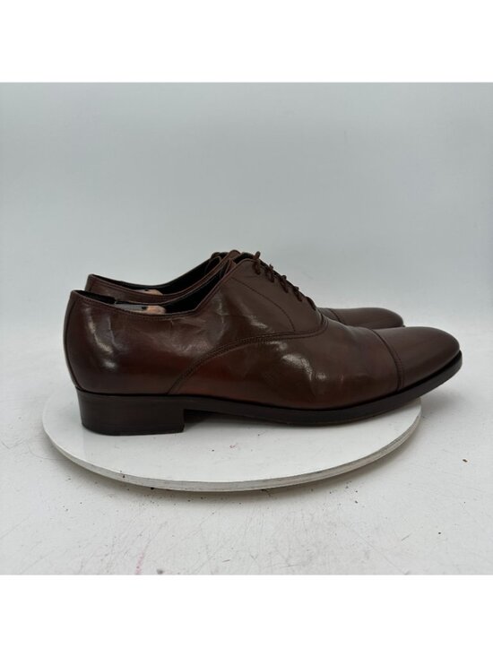 To Boot New York Adam Derreck Men Sz 12 Brown Leather Cap Toe Oxford Dress Shoes main image 5